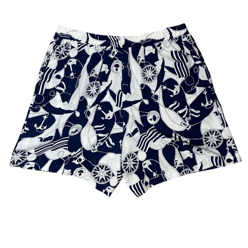 Vintage Joyce Nautical Print Shorts